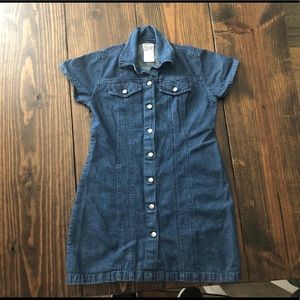 Talbots Kids Denim Dress Sz 12